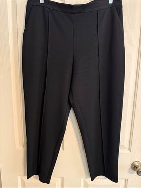 Banana Republic Black Straight-Leg Ponte Pants